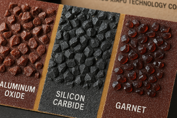 types of abrasive grains microscope