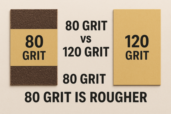 Comparing 80 and 120 grit texture