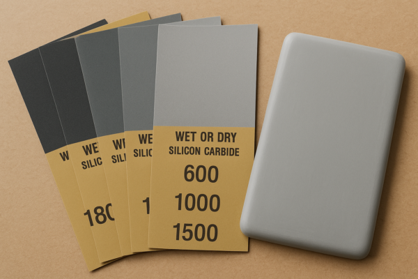 wet/dry silicon carbide sandpaper sheets for plastic