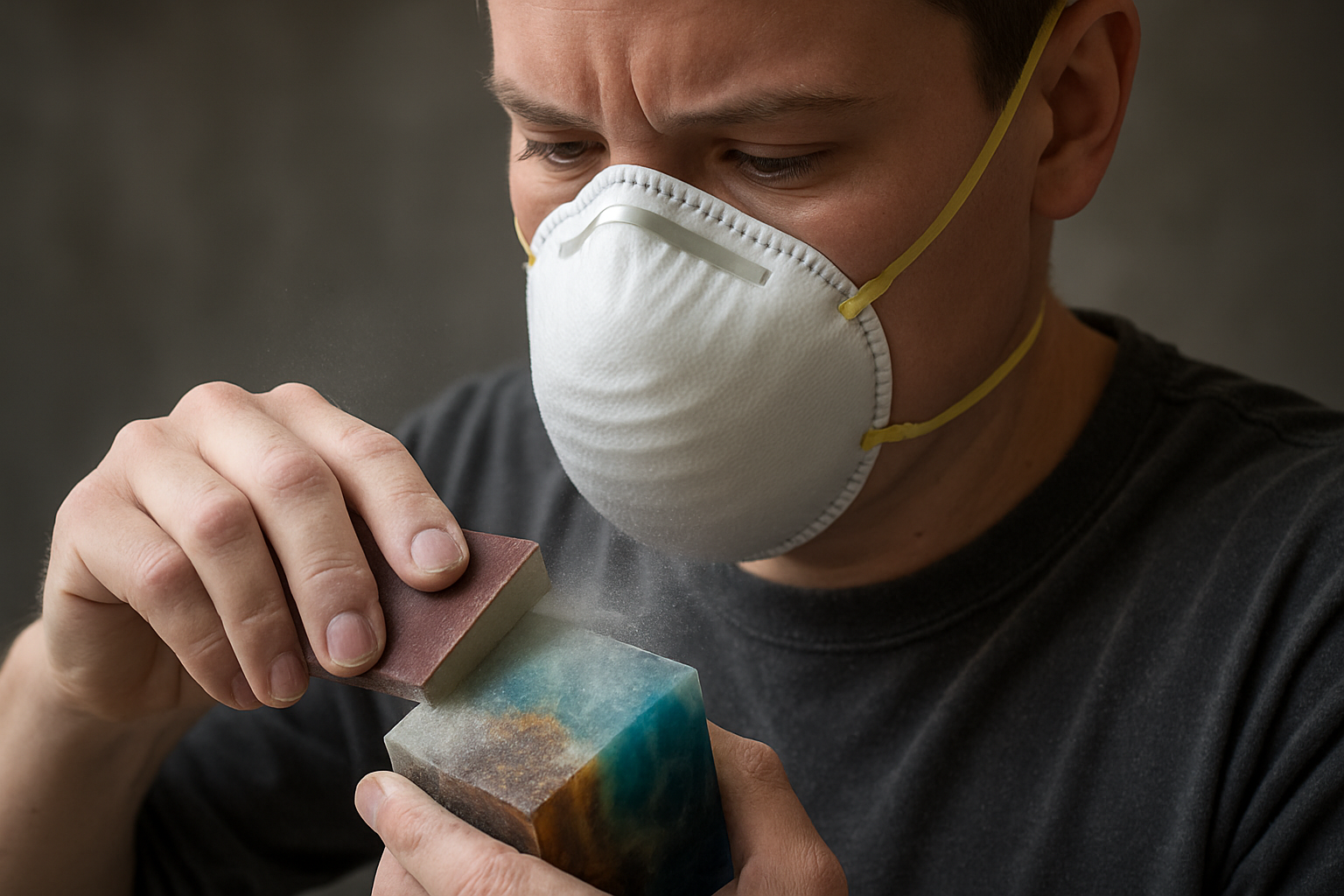 n95 respirator resin sanding