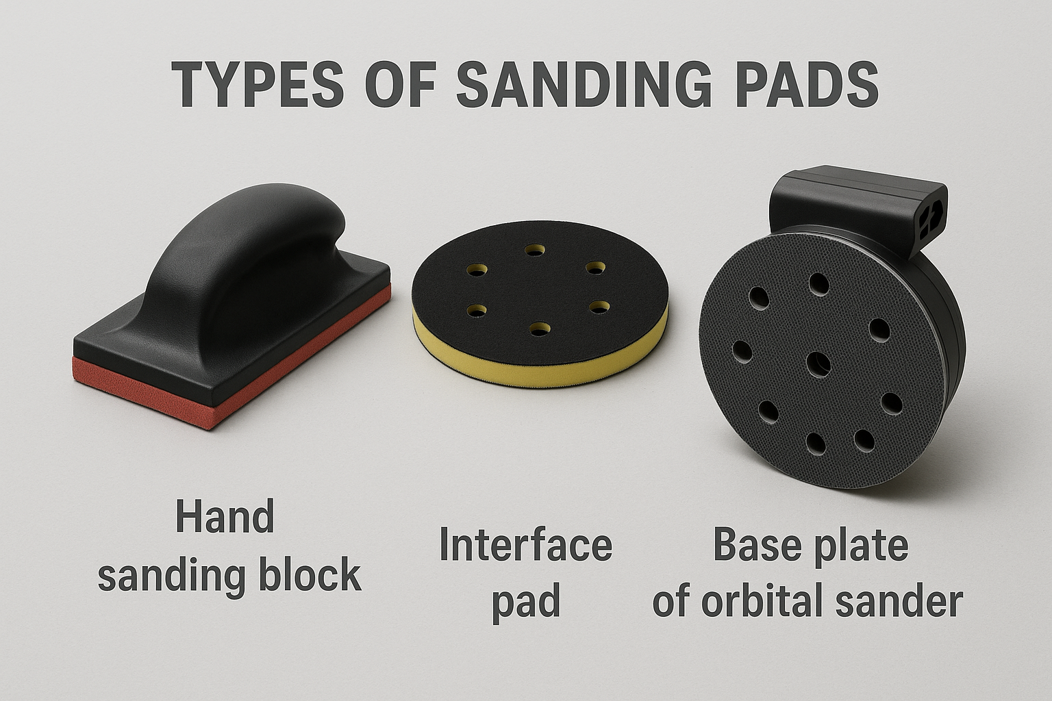 types of sanding pads