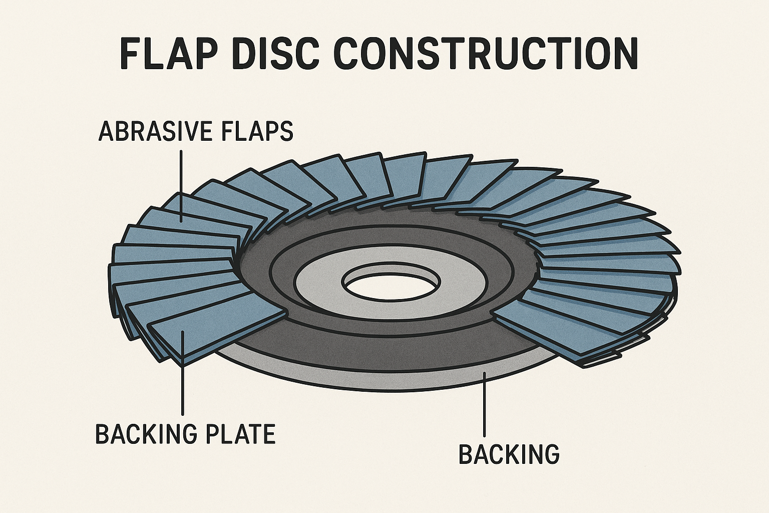 flap disc construction