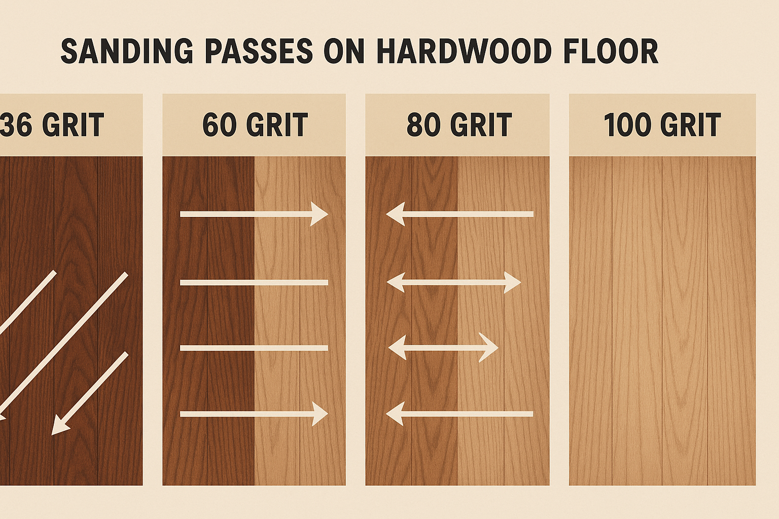 hardwood floor sanding process