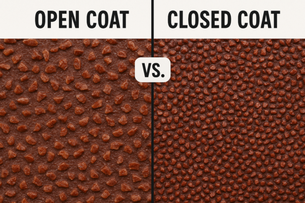 open coat vs closed coat abrasive visual open coat vs closed coat abrasive visual