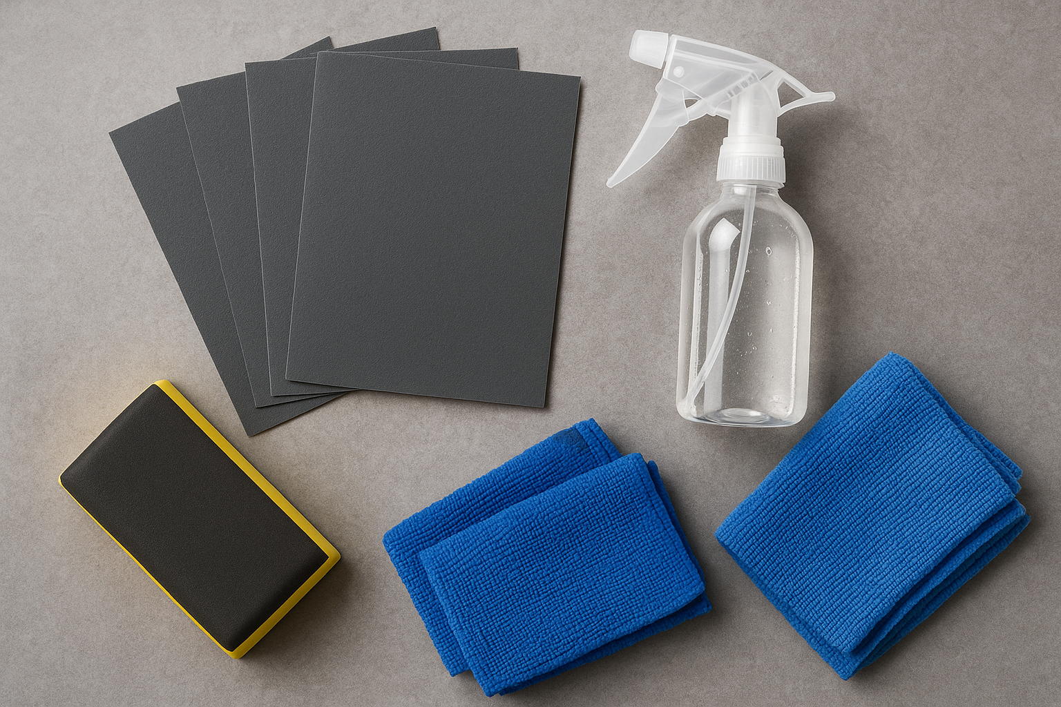 automotive wet sanding supplies