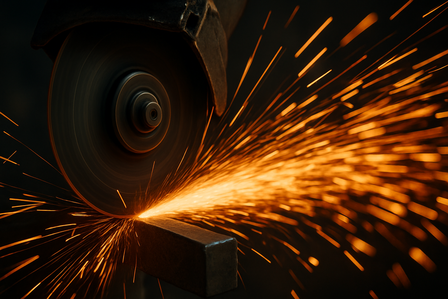 grinding wheel cutting metal