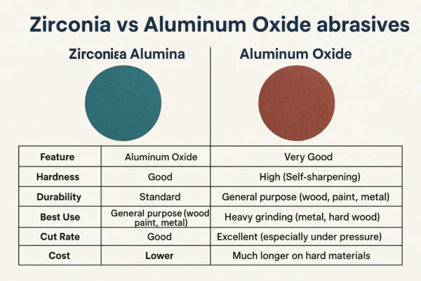 Zirconia vs Aluminum Oxide abrasives