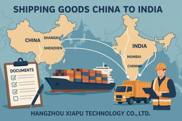 Shipping goods China to India