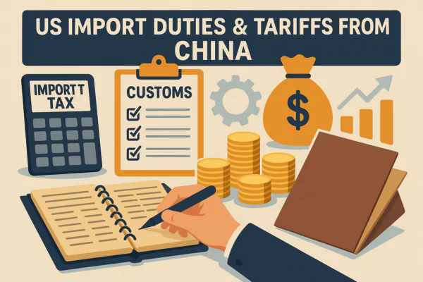 Import tax China to US