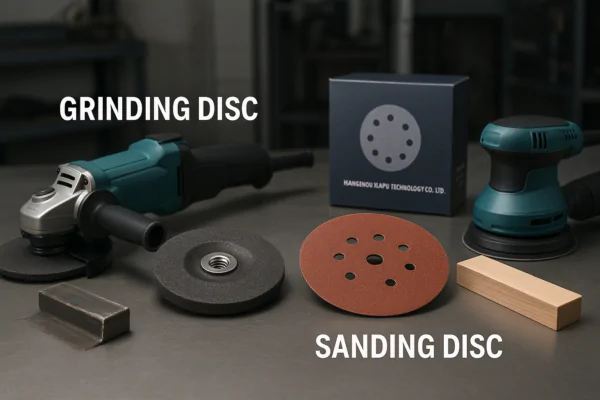 grinding vs sanding disc