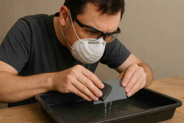 safety precautions for sanding plastic