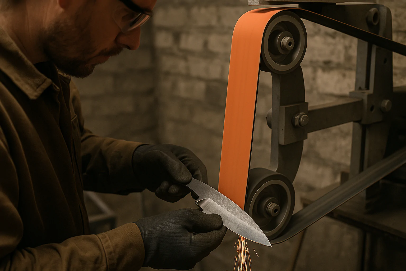 sanding belt for knife making
