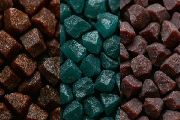 types of abrasive grains