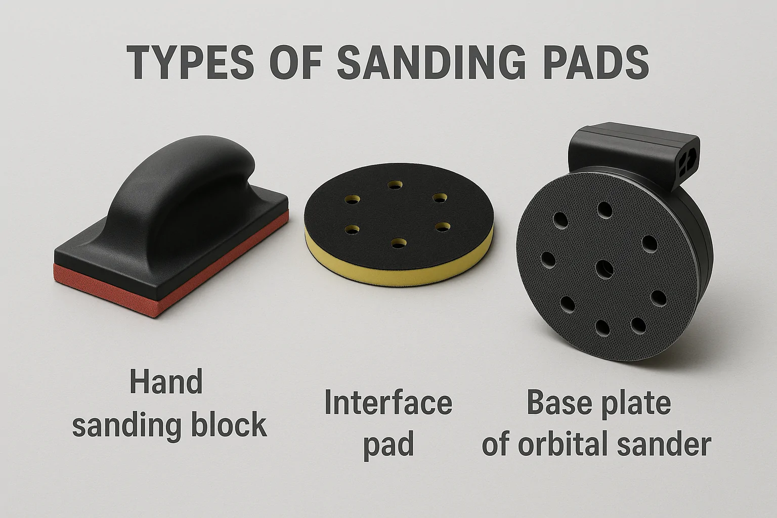 types of sanding pads