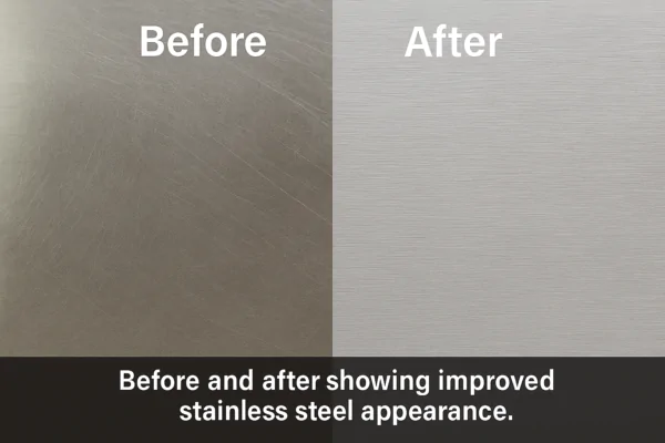 restoring stainless steel appearance