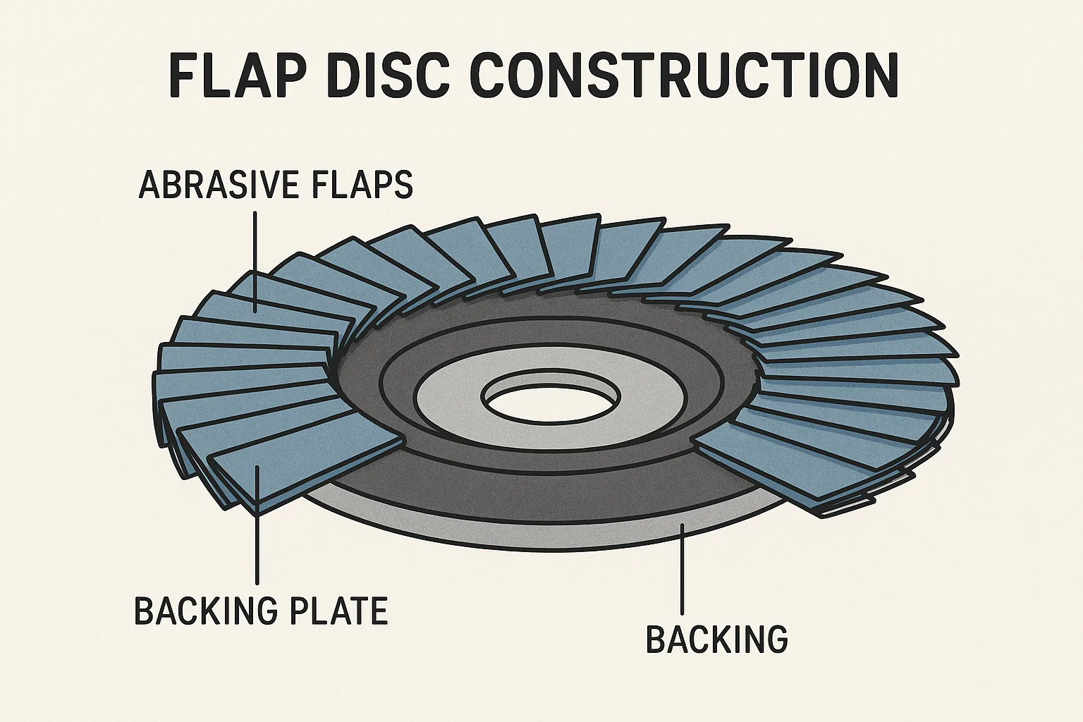 flap disc construction