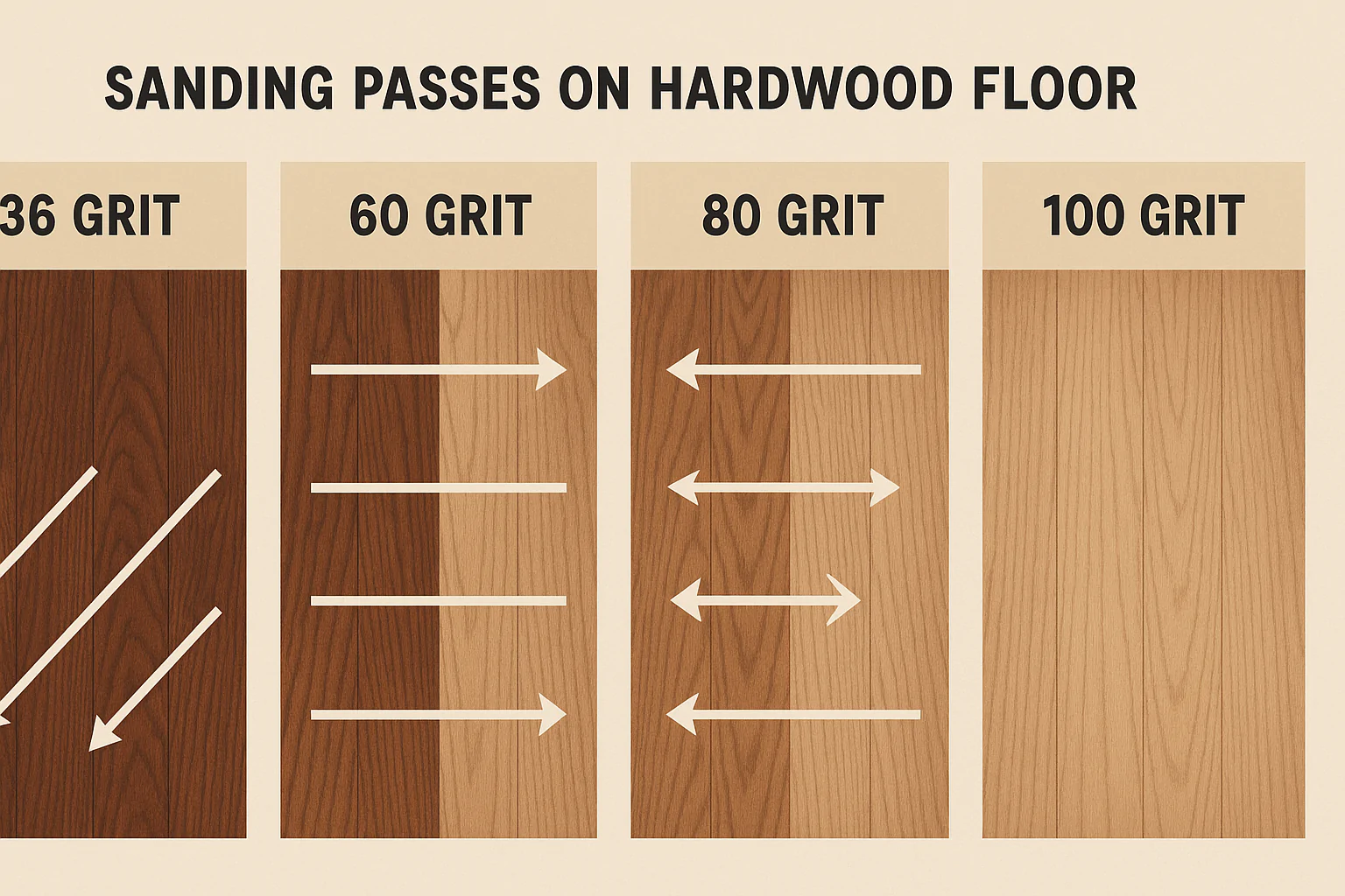 hardwood floor sanding process