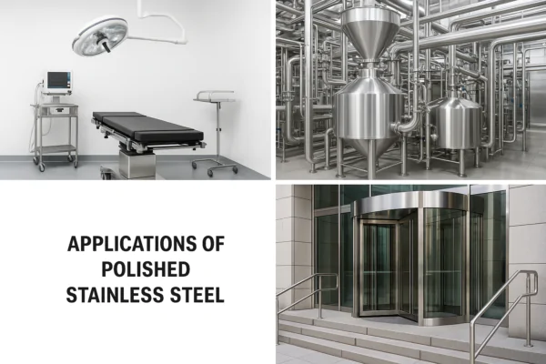 applications of polished stainless steel